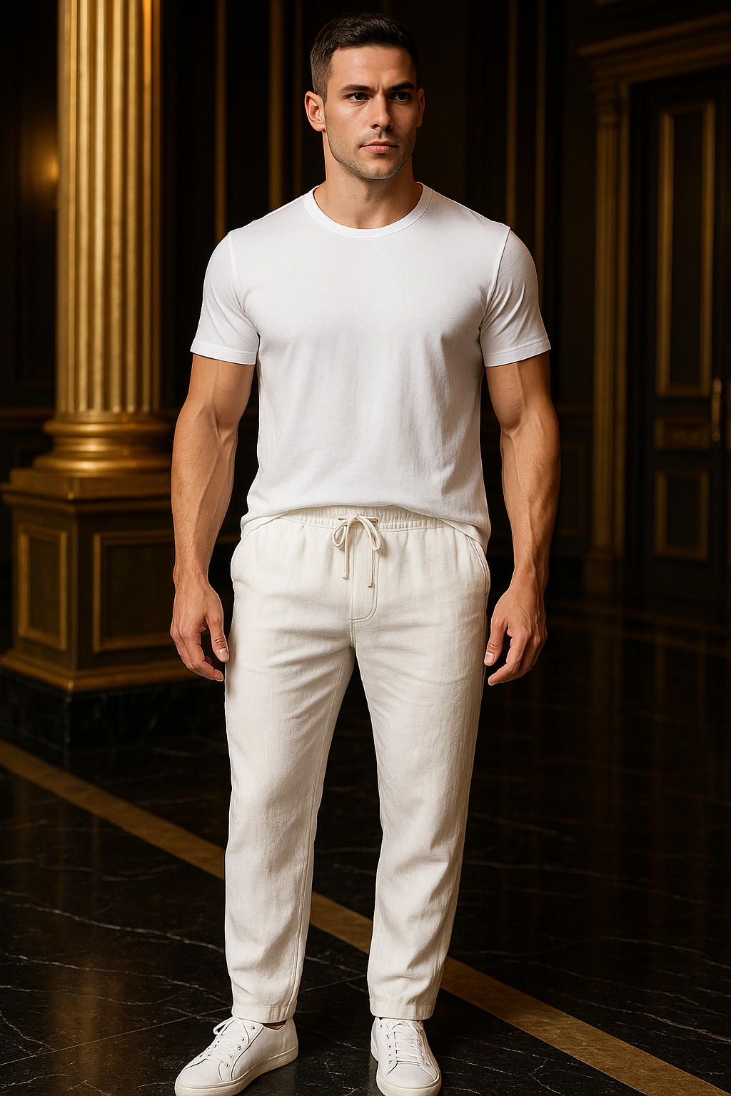 Men's Linen Pants classic